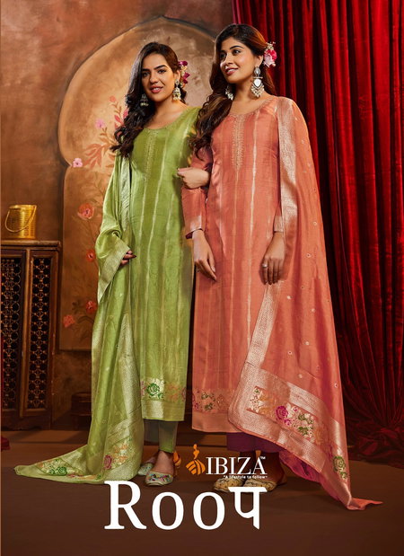 Roop By Ibiza Kosa Silk Jacquard Designer Salwar Suits Suppliers In India